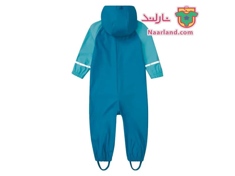 اورال (سرهمی) بارانی بدون آستر لوپیلو فیروزه ای طرح زیردریایی — تصویر ۴