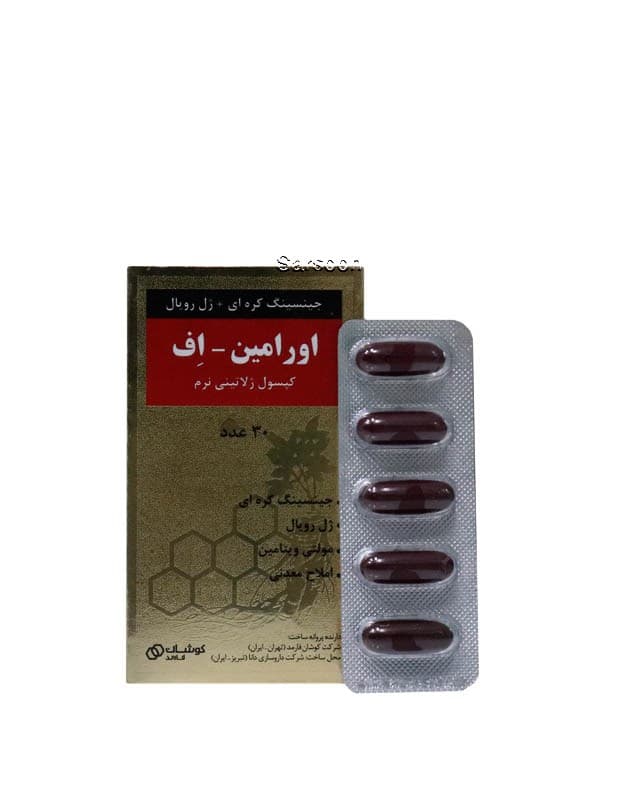 کپسول ژلاتینی اورامین اف دوون فارم ۳۰ عدد Daewon pharm Oramin-F 30 Soft Caps