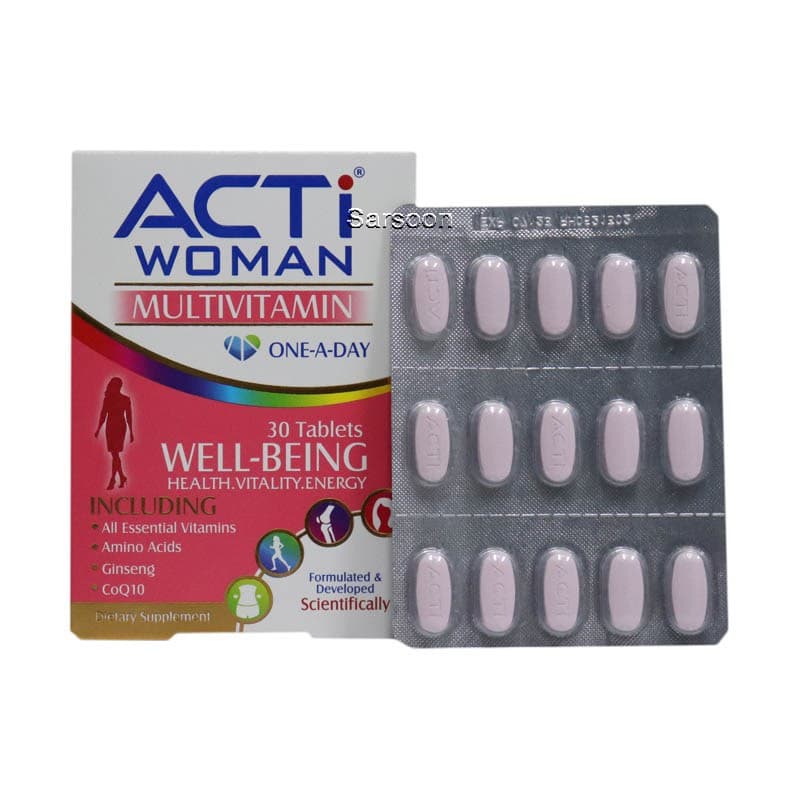 قرص مولتی ویتامین اکتی وومن لیبرتی Liberty Acti Woman ۳۰ Tabs