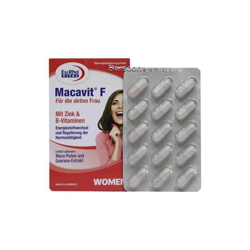 کپسول ماکاویت اف یوروویتال ۶۰ عدد EuRho Vital Macavit F 60 caps