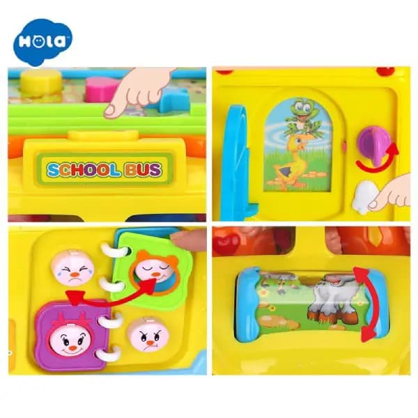 اتوبوس مدرسه هالی تویز Huile Toys — تصویر ۲