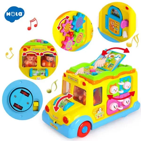اتوبوس مدرسه هالی تویز Huile Toys