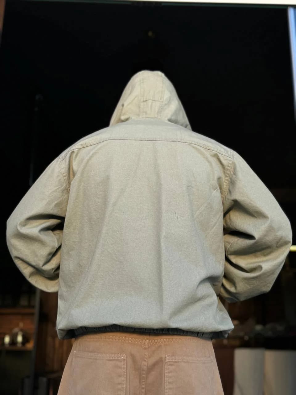 کاپشن کمر کش کتان صدری 3XL — تصویر ۴