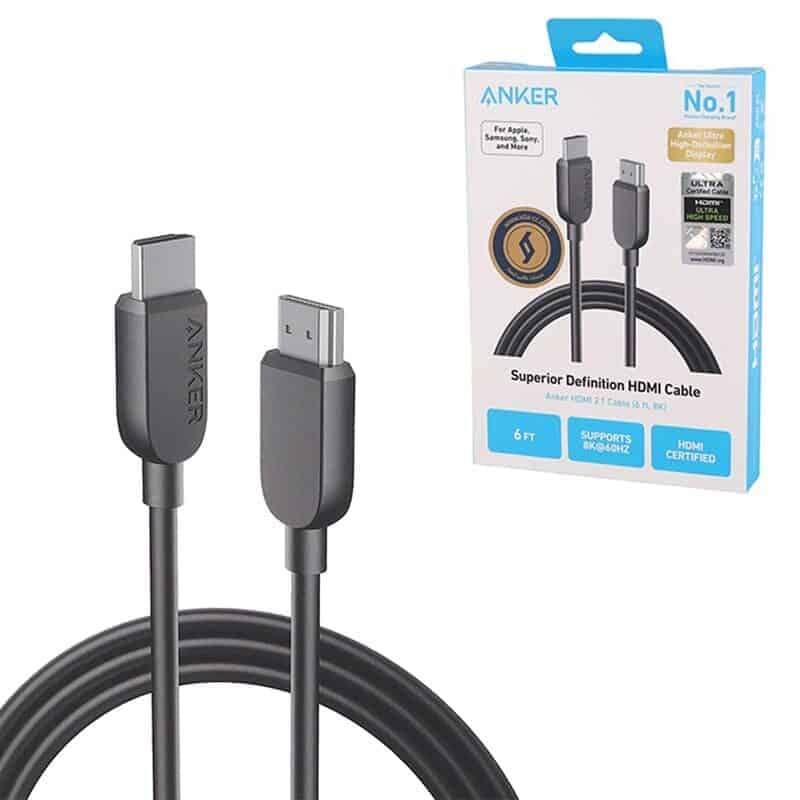 کابل HDMI 8K انکر A8742H11 طول 1.8 متر — تصویر ۲