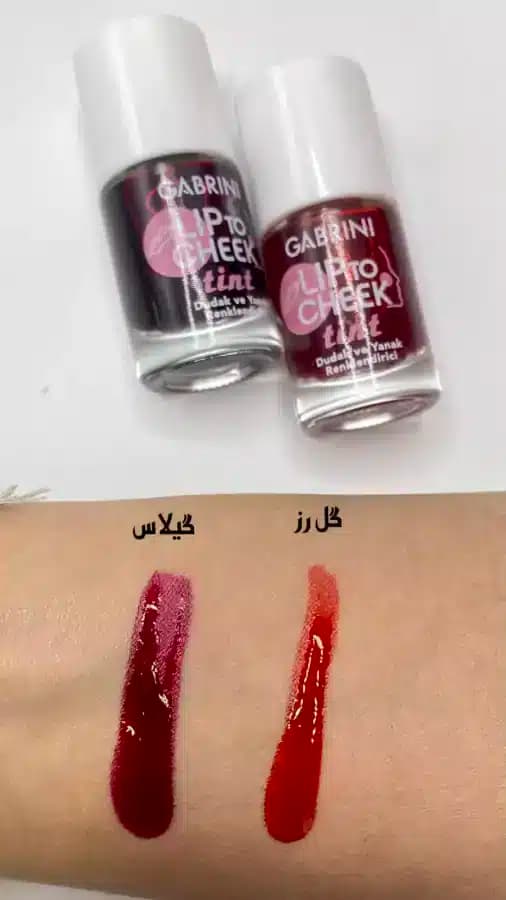 تینت لب گابرینی گل رز Gabrini rose lip tint — تصویر ۳