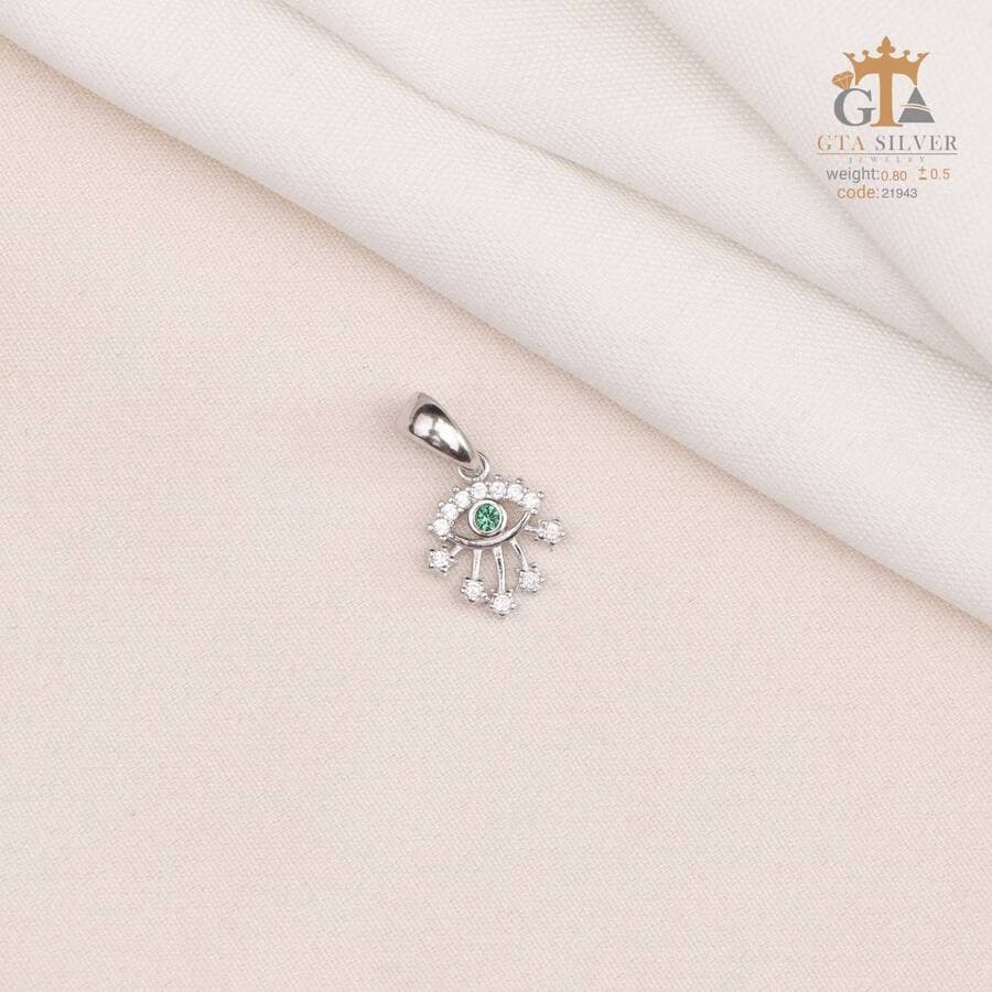 مدال نقره زنانه چشم نظر میکرو کد 21943