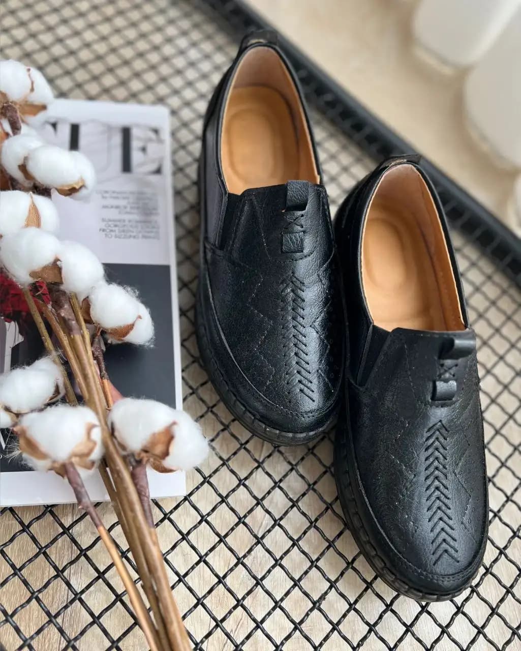 کفش طبی (مشکی) کد 4319 — تصویر ۲
