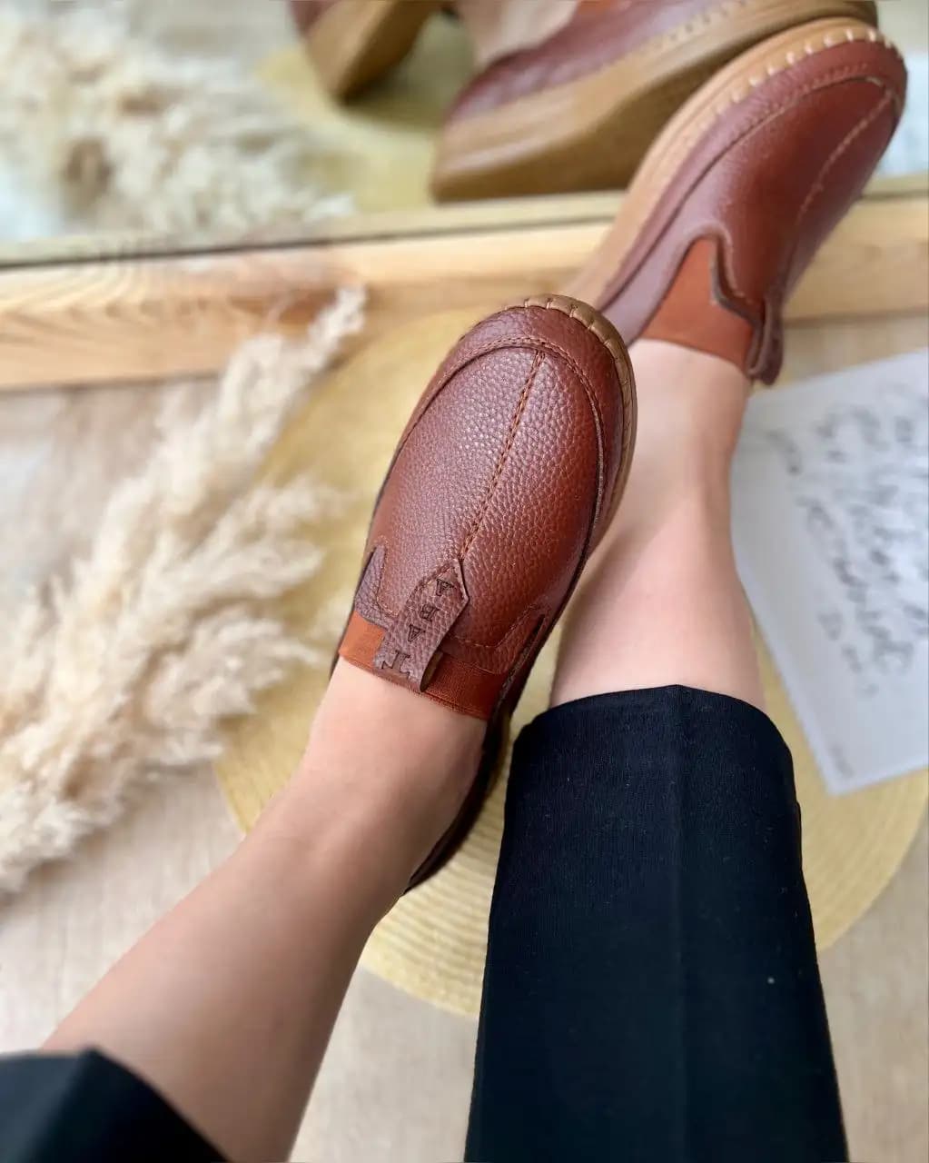 کفش طبی (قهوه ای) کد 4318