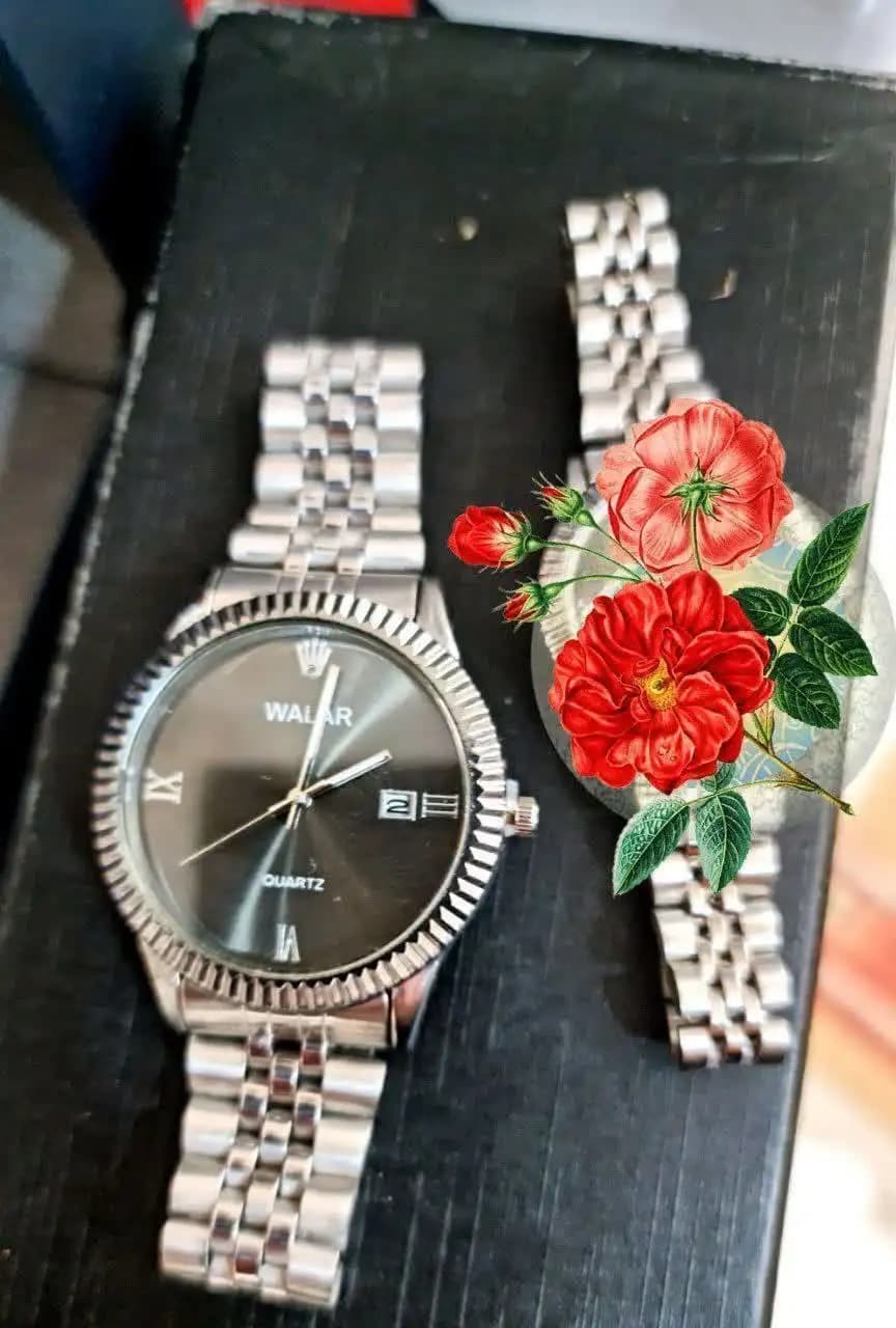 ساعت طرح Rolex (نقره ای) کد 4298