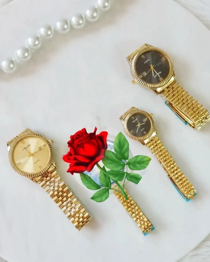 ساعت طرح Rolex (طلایی) کد 4298