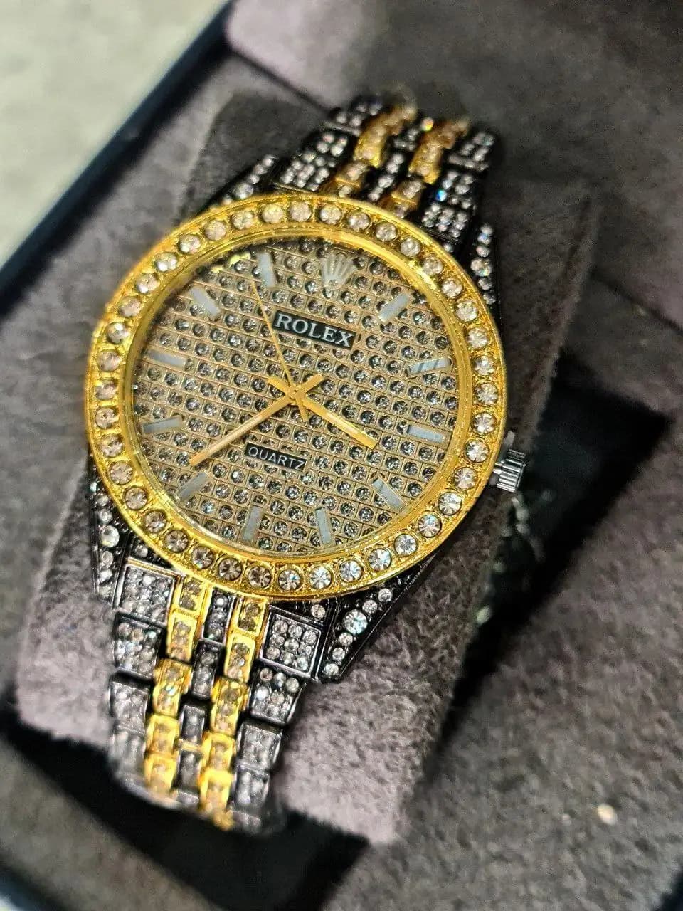 ساعت Rolex (نقره ای-طلایی) کد 4290