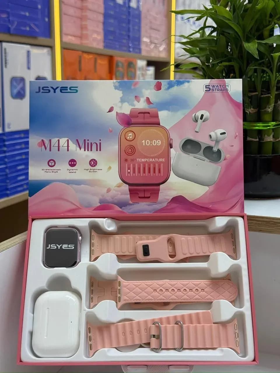 ساعت هوشمند و هدفون بی سیم JSYES مدل M44 MINI — تصویر ۲