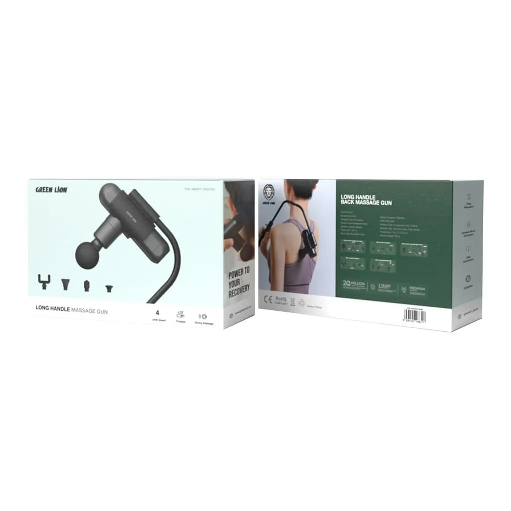 ماساژور تفنگی گرین لاین مدل Long Handle Massage Gun — تصویر ۳