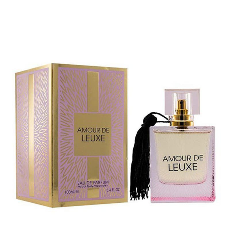عطر زنانه فراگرنس ورد Amoue De Leuxe حجم ۱۰۰ — تصویر ۵