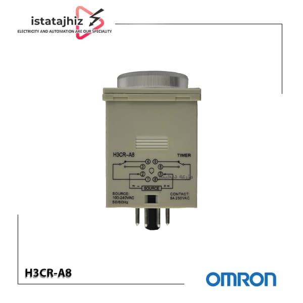 تایمر امرن OMRON H3CR-A8 — تصویر ۲