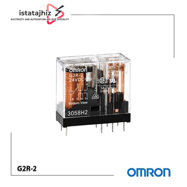 رله امرن مدل G2R-2 – 24VDC | 8PIN | 5A