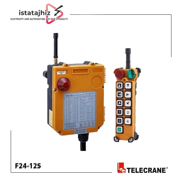 ریموت کنترل جرثقیل 12 کانال تک سرعته F24-12S