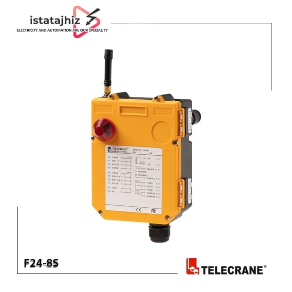 ریموت کنترل جرثقیل F24‑8S تله کرین — تصویر ۲