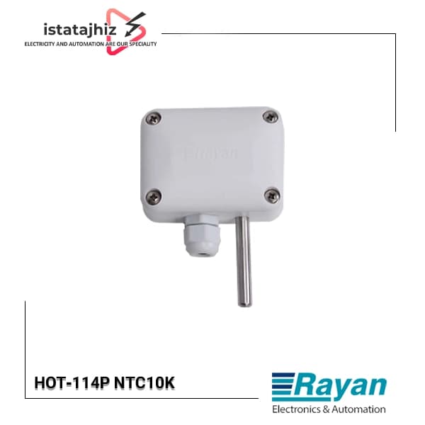 سنسور دمای دیواری محیطی NTC10K مدل HOT-114P