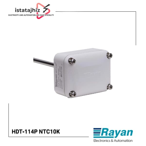 سنسور دمای کانالی با خروجی NTC10K | مدل HDT‑114P — تصویر ۲