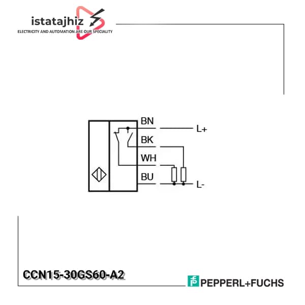 سنسور خازنی P+F کد CCN15‑30GS60‑A2 — تصویر ۲