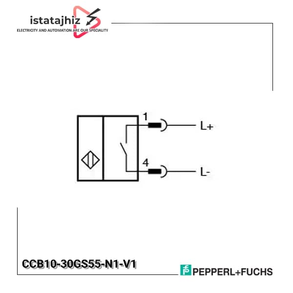 سنسور خازنی P+F کد CCB10‑30GS55‑N1‑V1 — تصویر ۲