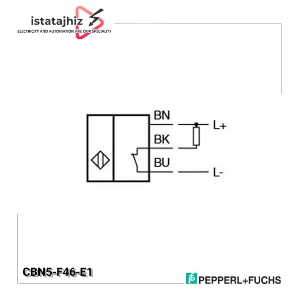 سنسور خازنی P+F کد CBN5‑F46‑E1 — تصویر ۲
