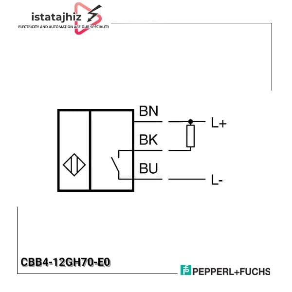 سنسور خازنی P+F کد CBB4‑12GH70‑E0 — تصویر ۲