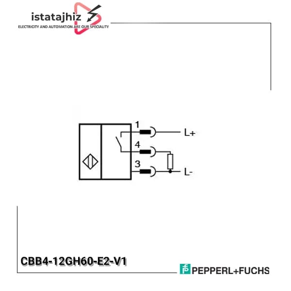 سنسور خازنی P+F کد CBB4‑12GH60‑E2‑V1 — تصویر ۳