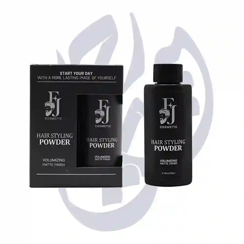 پودر پرپشت کننده موی سر و ریش اف جی مدل 001 مشکی وزن 20 گرم (تاپیک اف جی) FJ