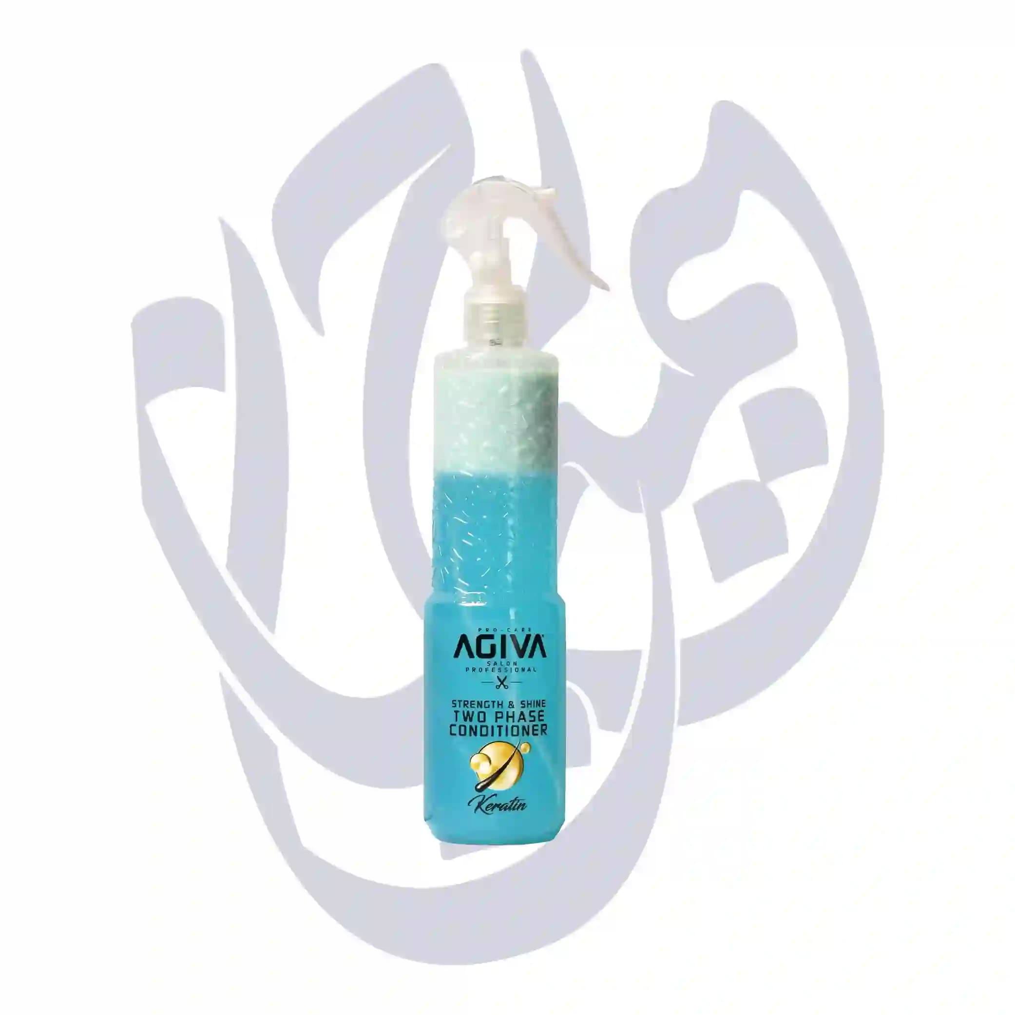 اسپری دوفاز حرارتي مو آگیوا كراتين آبی | AGIVA two phase hair spray keratin blue