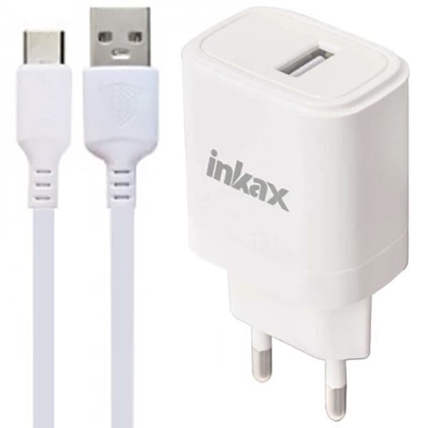 کلگی شارژر + کابل تایپ سی اینکاکس inkax Y29 — تصویر ۲