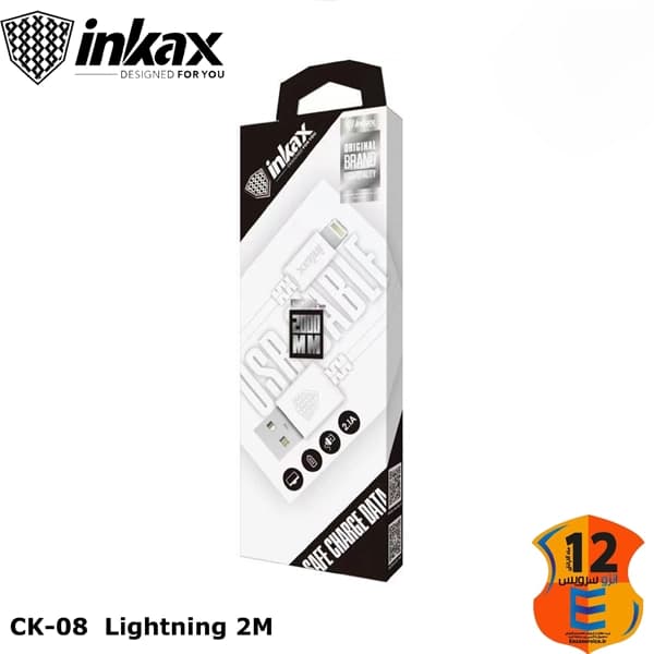 کابل شارژ IPHONE برند INKAX مدل CK08-IP