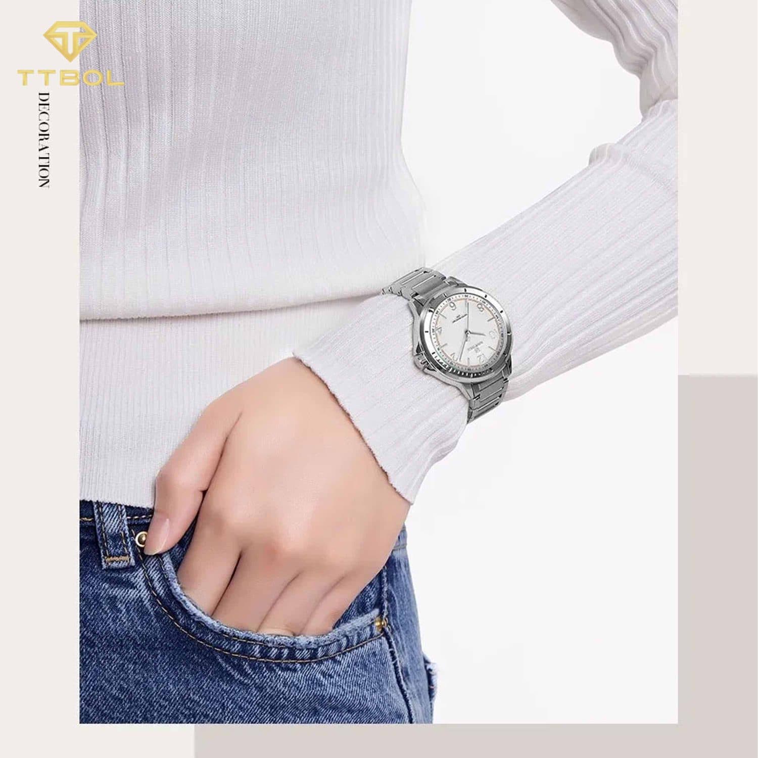 ساعت مچی زنانه ناوی فورس NAVIFORCE NF5021 S/W/S — تصویر ۴