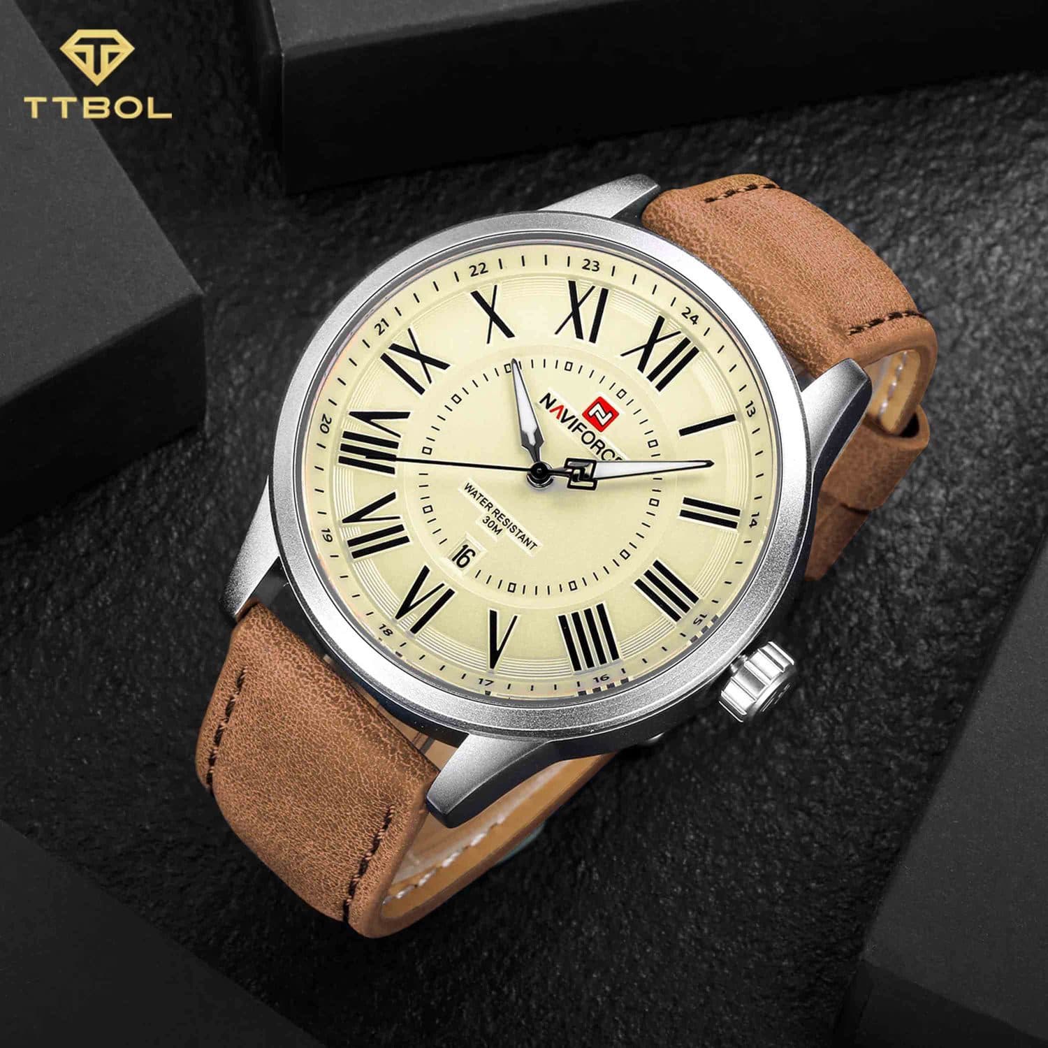 ساعت مچی مردانه ناوی فورس NAVIFORCE NF9126 S/Y/BN — تصویر ۲