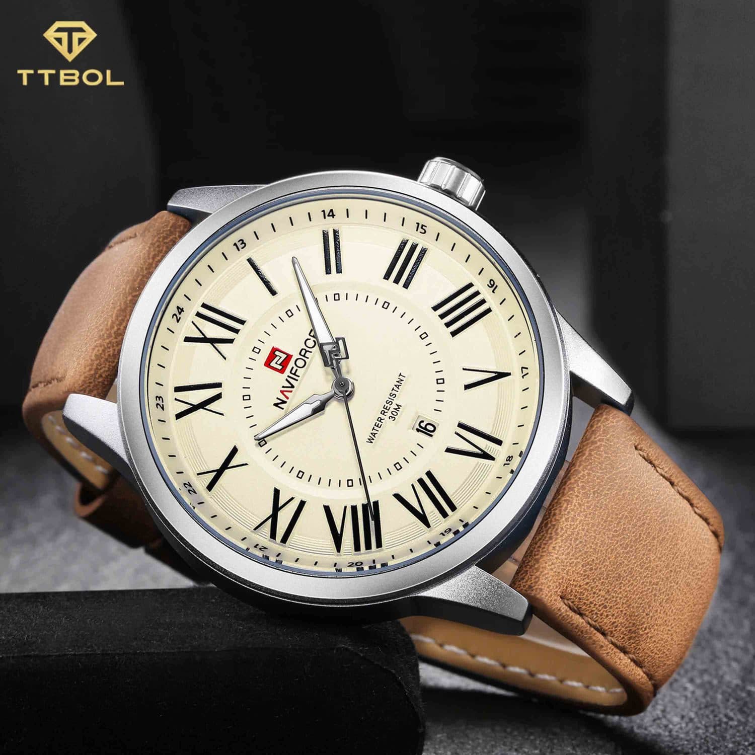 ساعت مچی مردانه ناوی فورس NAVIFORCE NF9126 S/Y/BN — تصویر ۳