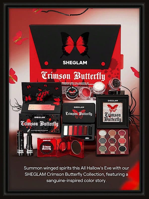 پالت برق لب Phantom’s Kiss کالکشن Crimson Butterfly شیگلم SHEGLAM — تصویر ۷