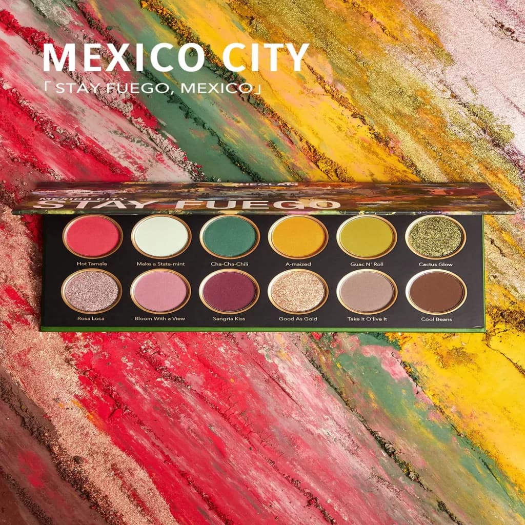پالت سایه چشم Stay Fuego, Mexico شیگلم SHEGLAM — تصویر ۳