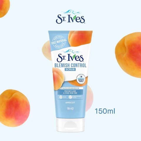 اسکراب کنترل آکنه و جوش زردآلو سینت ایوز Blemish Control St. Ives — تصویر ۲