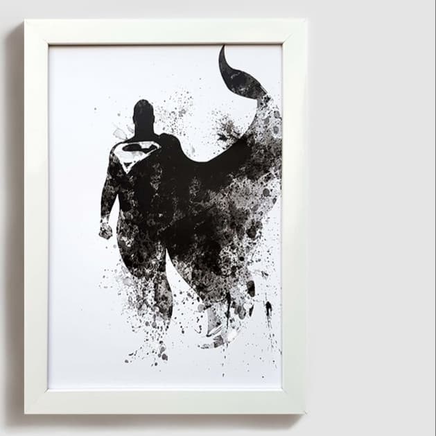 تابلو مدل سوپرمن کمیک superman dc comic W001 — تصویر ۲