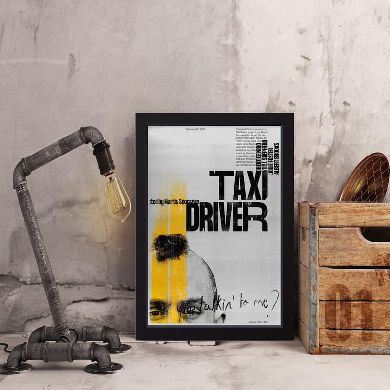 تابلو مدل Taxi Driver کدMJ13139 — تصویر ۲