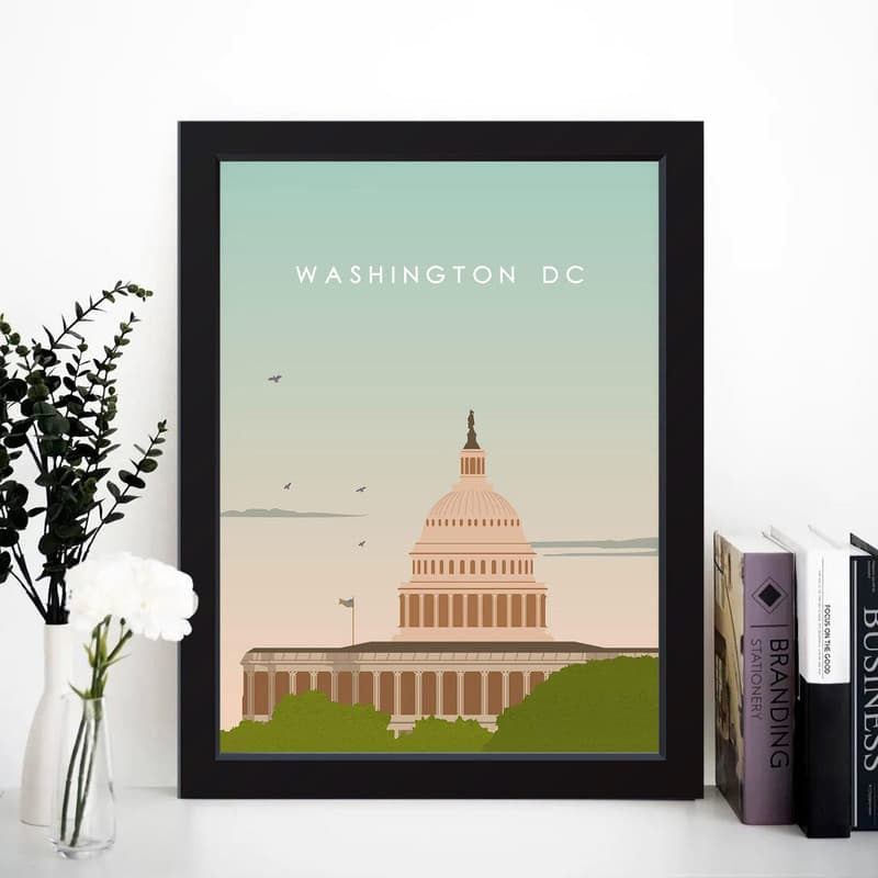 تابلو مدل واشنگتن Washington کد m2487-b — تصویر ۴