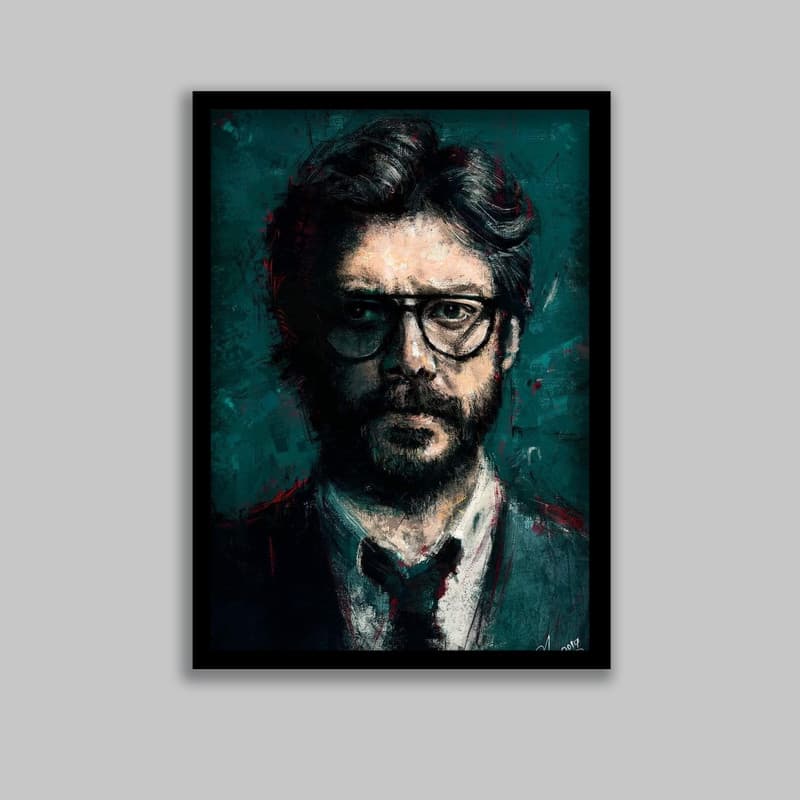 تابلو مدل پروفسور سریال خانه کاغذی Money Heist کد LA-G10632-2