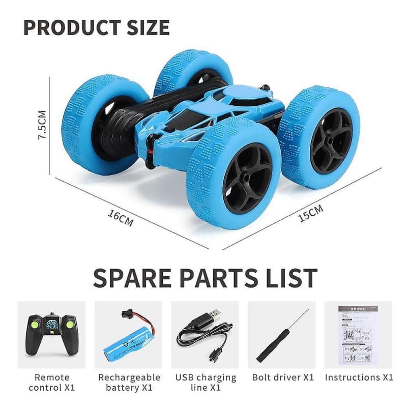 ماشین دیوانه کنترل دار چهار چرخ Stunt Car 4in4 — تصویر ۲