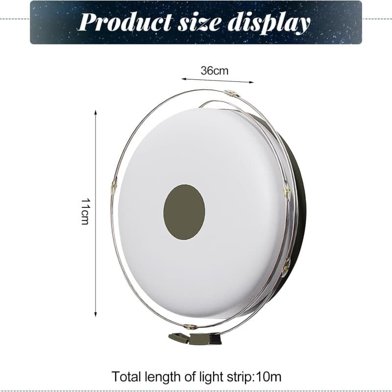 ریسه 8 متری قلابی شارژی مدل Camping Light YD-2314 — تصویر ۲