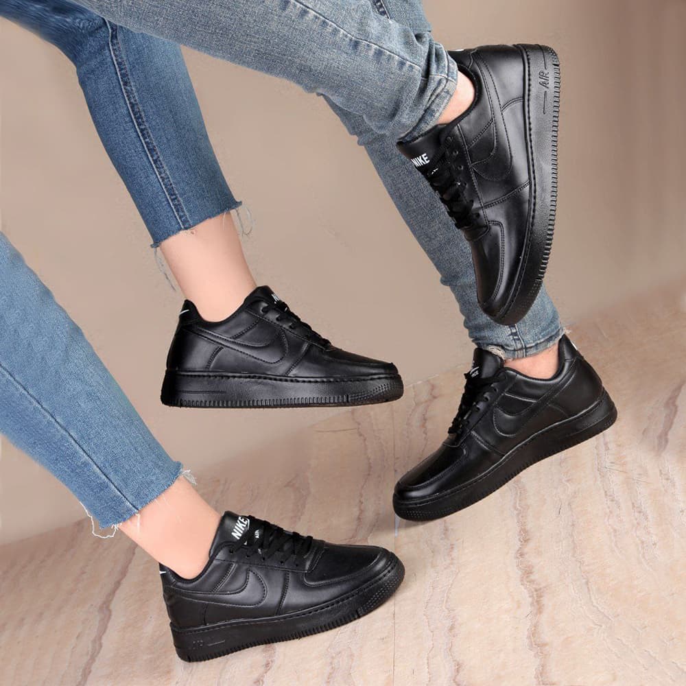 کفش اسپرت نایک ایر فورس Nike AIR Force مشکی تمام — تصویر ۲