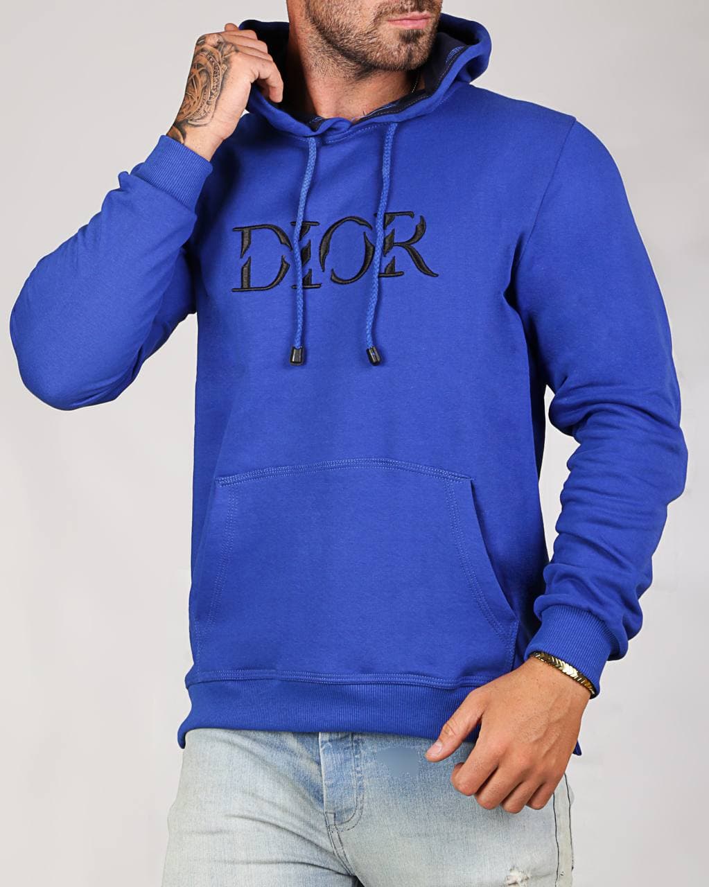 هودی مردانه توکرکی DIOR آبی کد 178