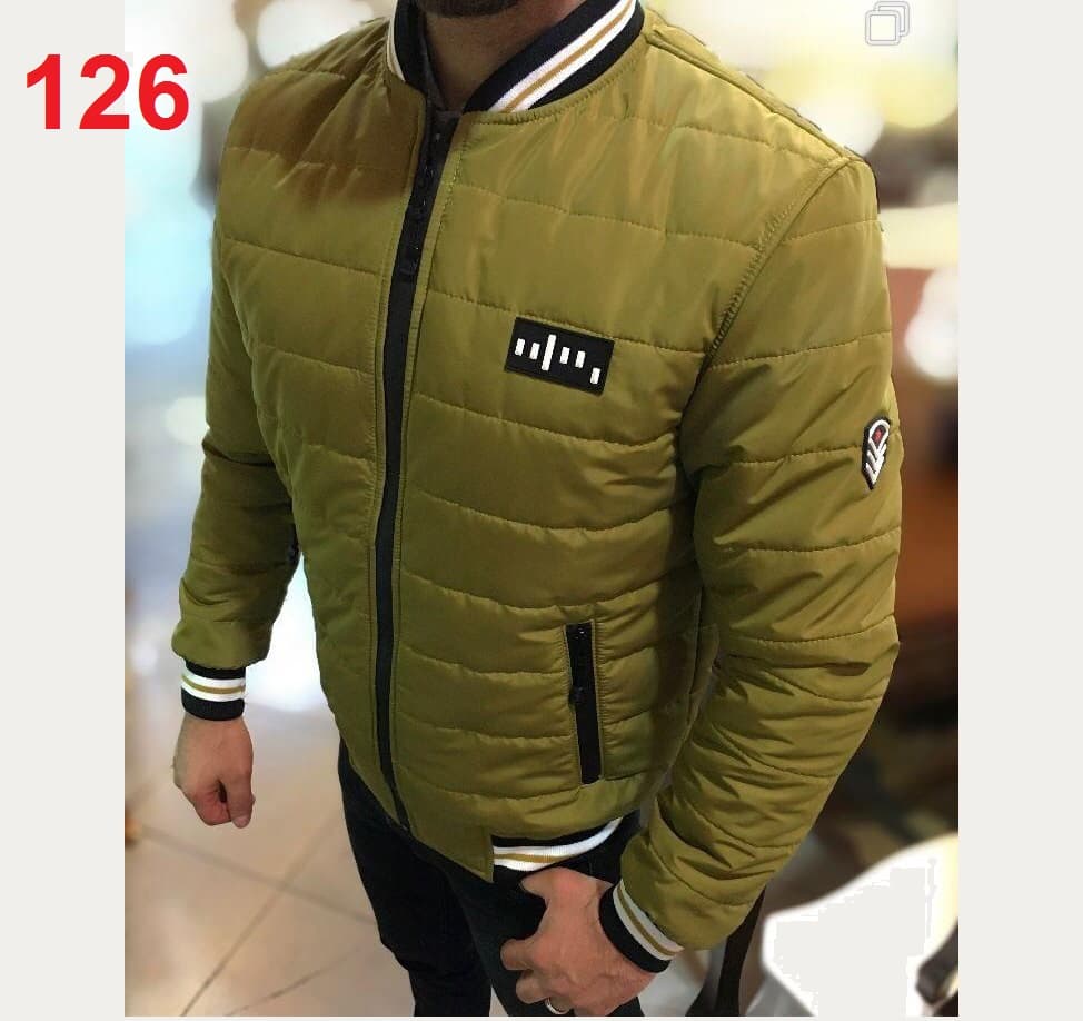 کاپشن خلبانی زمستانی داخل خز کرکی زیتونی کد 126