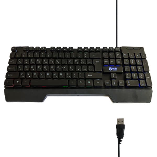 کیبوردگیمینگ بک لایت اسکار گلد مدل KB-7275