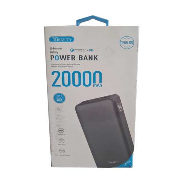 شارژر همراه وریتی مدل V-PH134-20PD ظرفیت 20000MAH — تصویر ۲